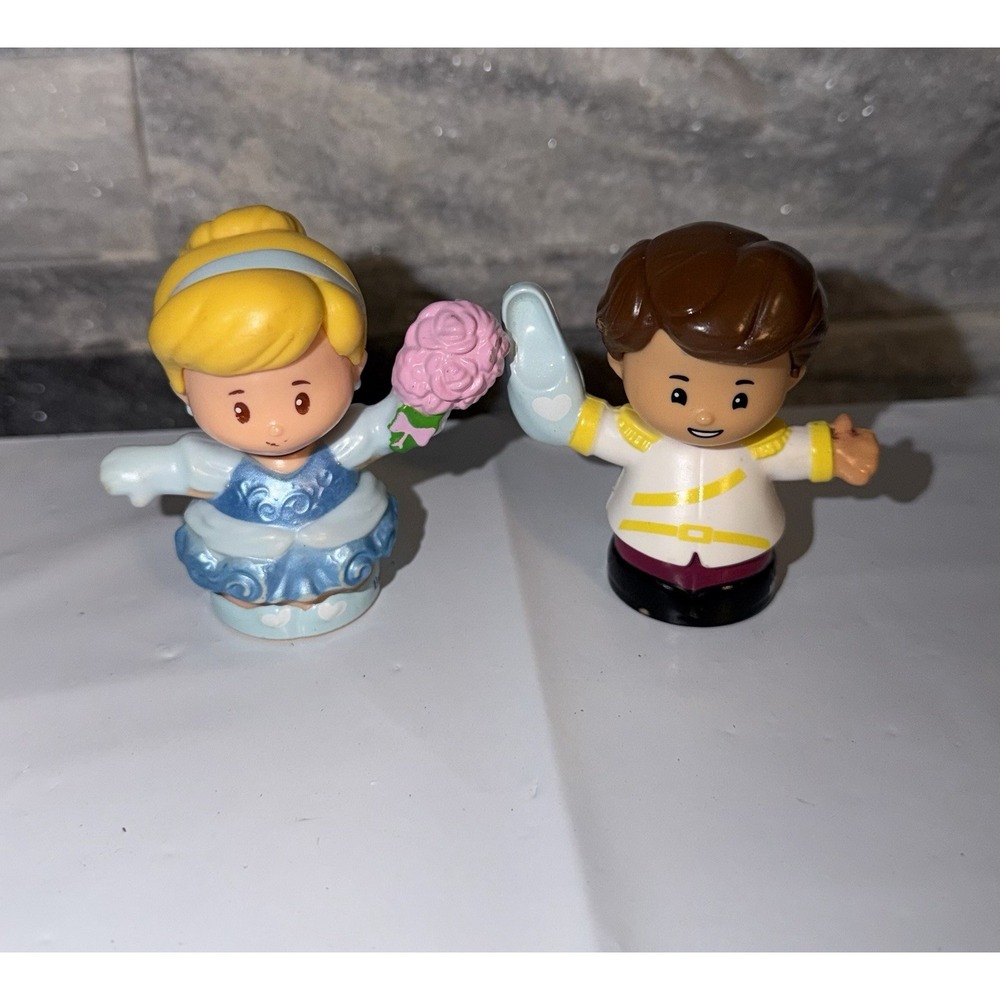 Fisher Price Little People Disney Princess Cinderella Prince Charming Figures